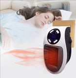 Remote Control Mini Plug-in Space Heater with Timer Function 350Watts