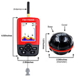 Portable Depth Fish Finder with 100 M Wireless Sonar Sensor