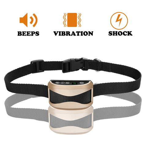 Dog anti barking collar rechargeable