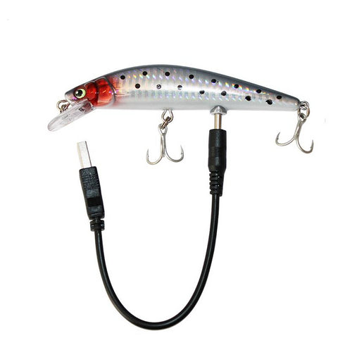 LED Rechargeable twitching lure