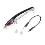 USB Rechargeable Flashing LED Twitching Fishing Lures